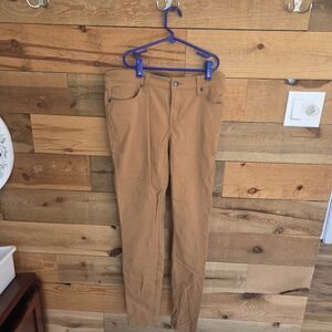 Prana Nylon Pants in Camel Brown
